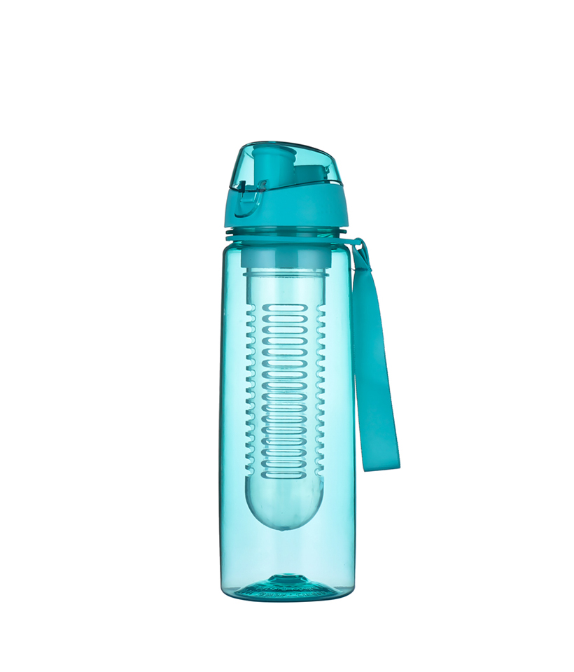 650 ml Sport Travel avtagbart filter Tritan fruktteflaska