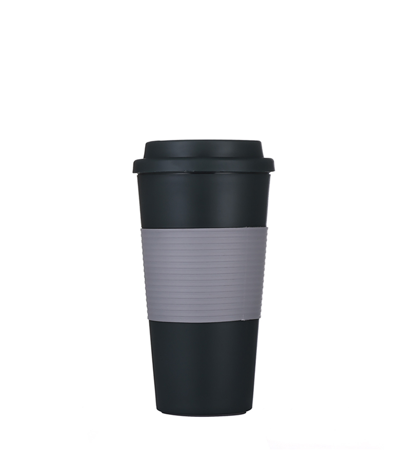 473 ml dubbelisolerande matklassad PP varm kaffemugg