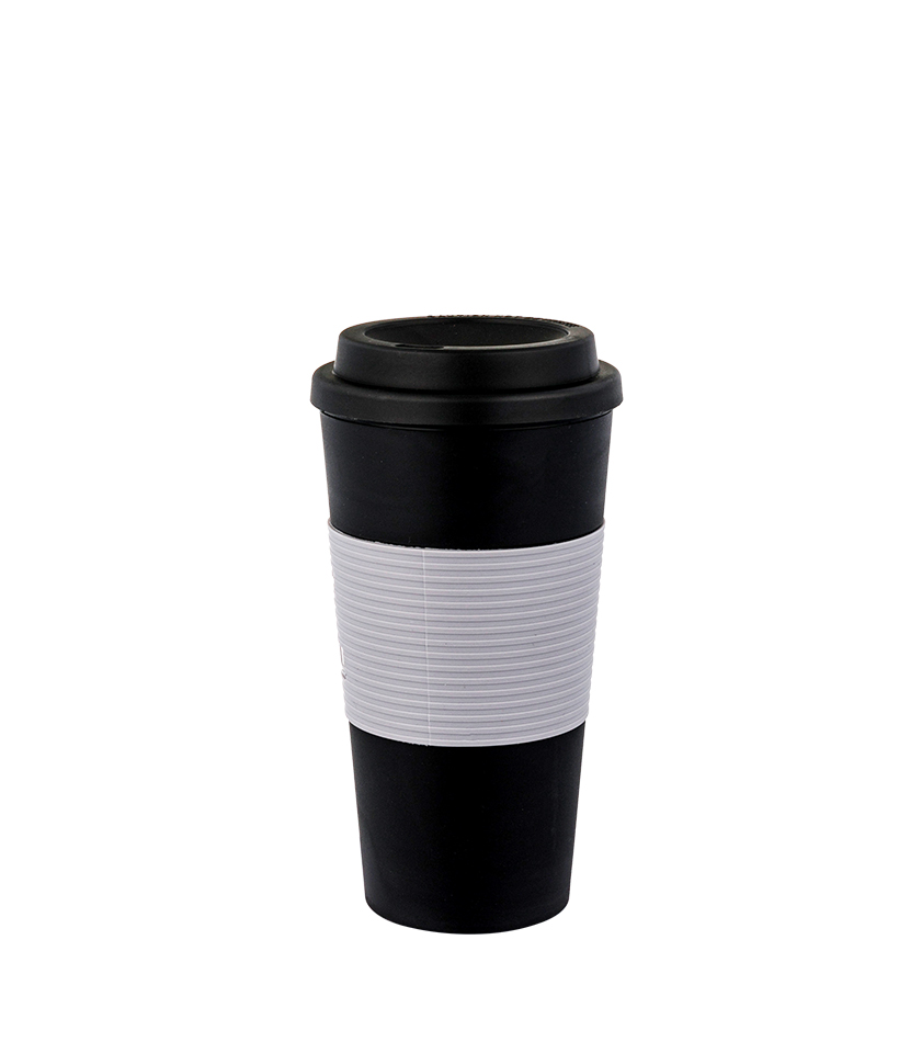 473 ml dubbelisolerande matklassad PP varm kaffemugg