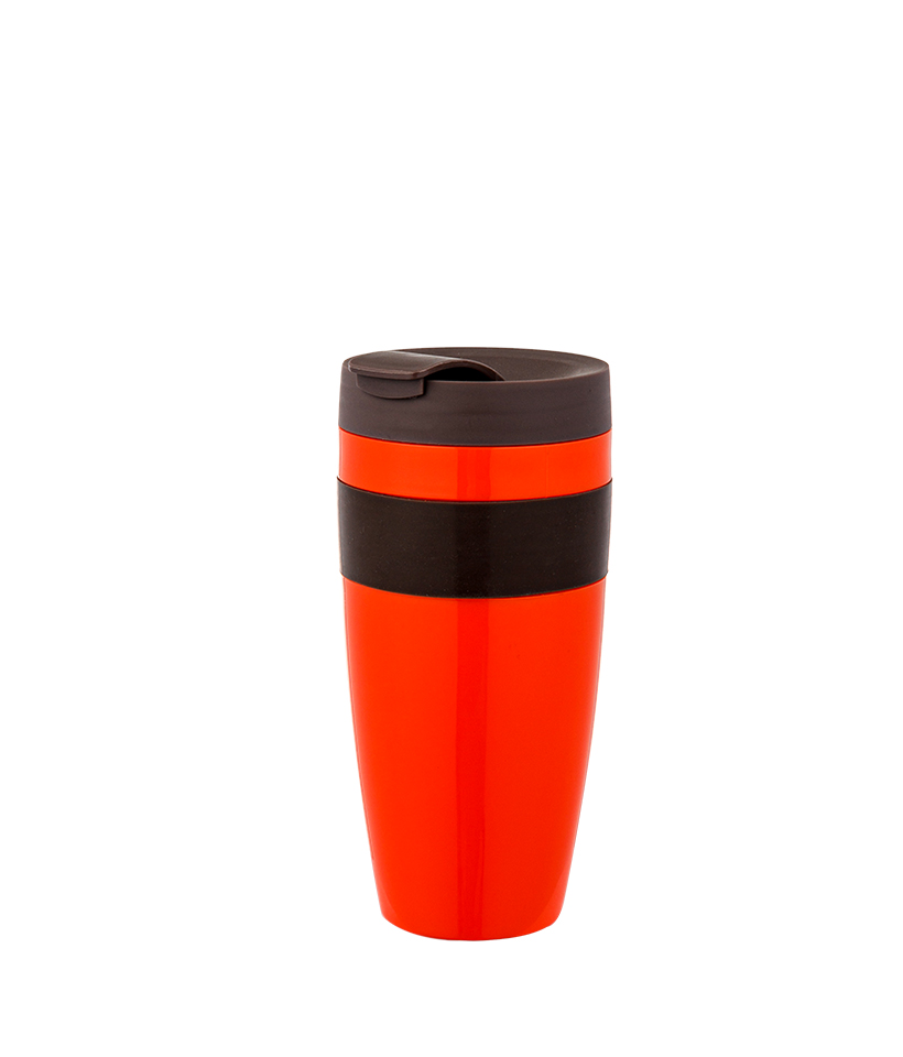 415 ml Livsmedelskvalitet PP Flip Top kaffemugg